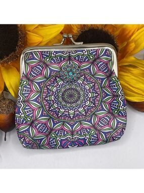 Cute Snap Jewelry Change Purse with Sparkling Blue Snap! SEE VIDEO!